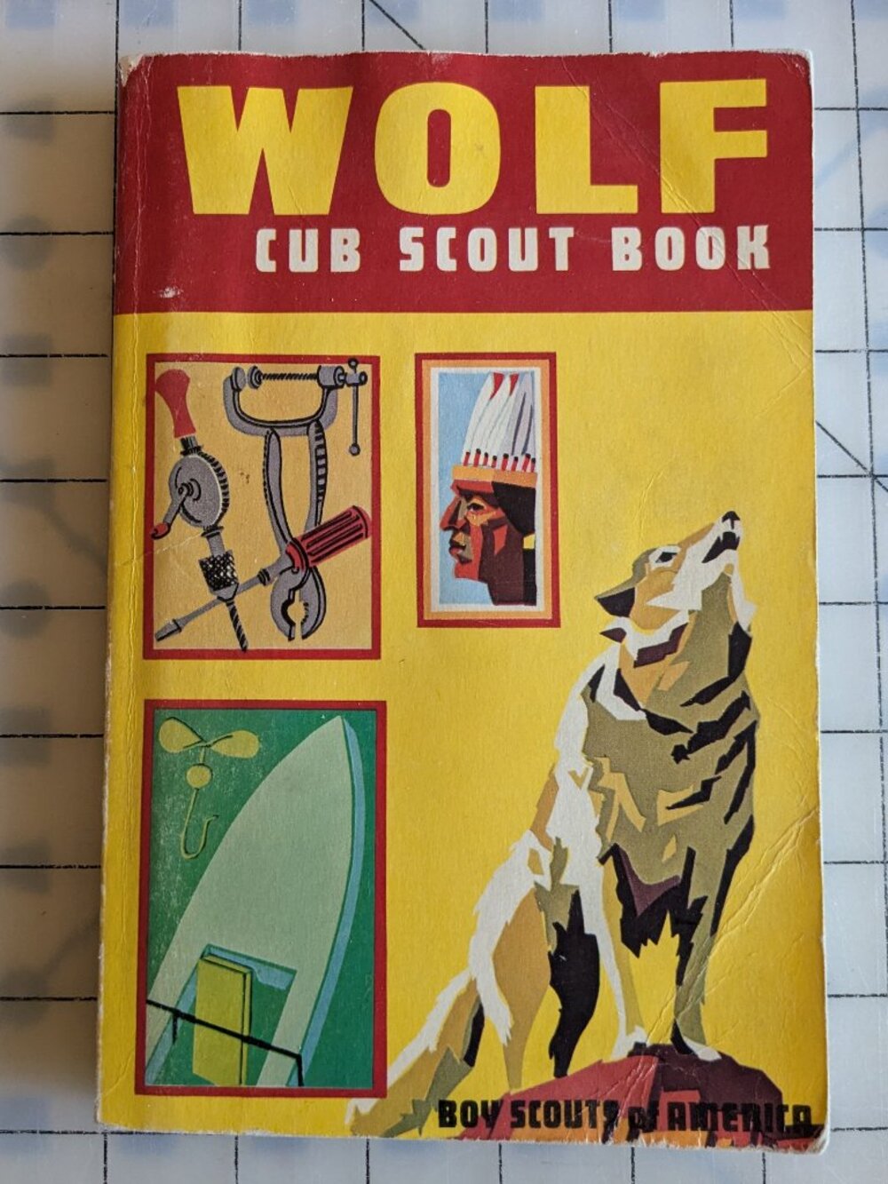 Vintage Wolf Cub Scout Book Boy Scouts of America